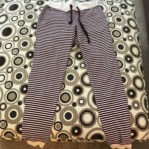 Skinny striped joggers